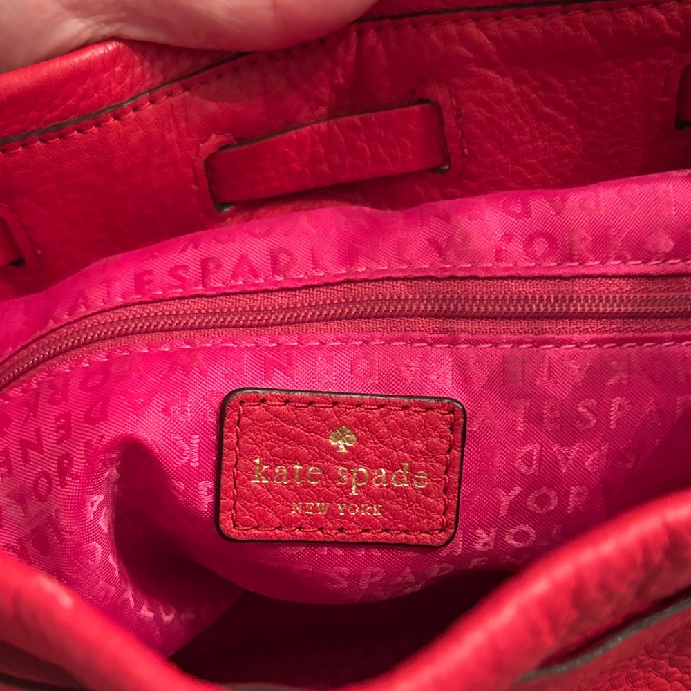 Kate Spade Vibrant Red Bucket Bag and Wallet Set - Picture 8 of 16